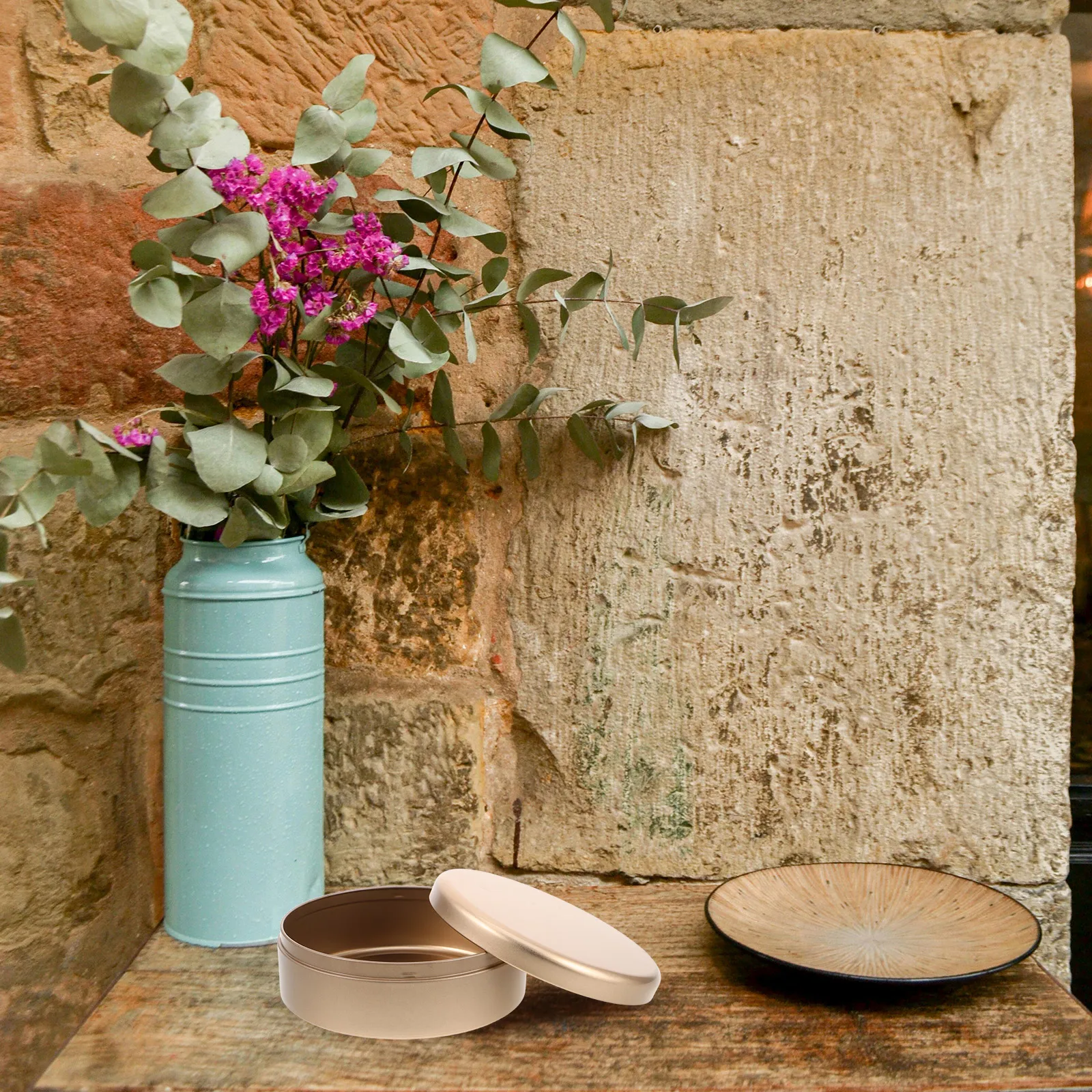 

Small Metal Tin Boxes Round Tinplate Containers Candy Storage Box For Jewelry Diy Crafts Treat Tin Container