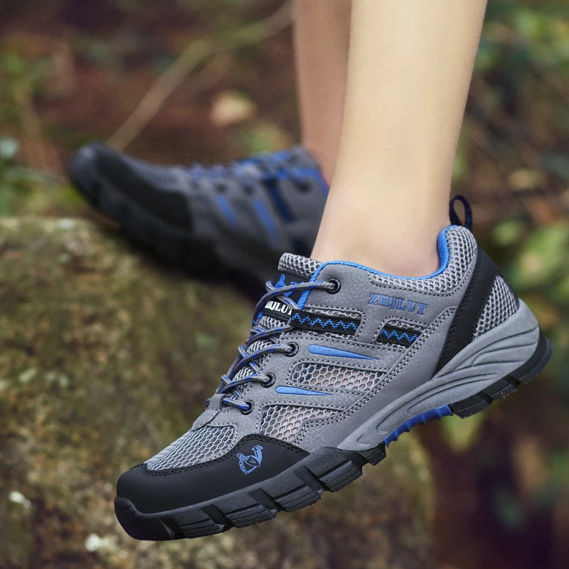 Chaussures de randonnée respirantes pour hommes et femmes, bottes de trekking, baskets d'escalade, haute qualité