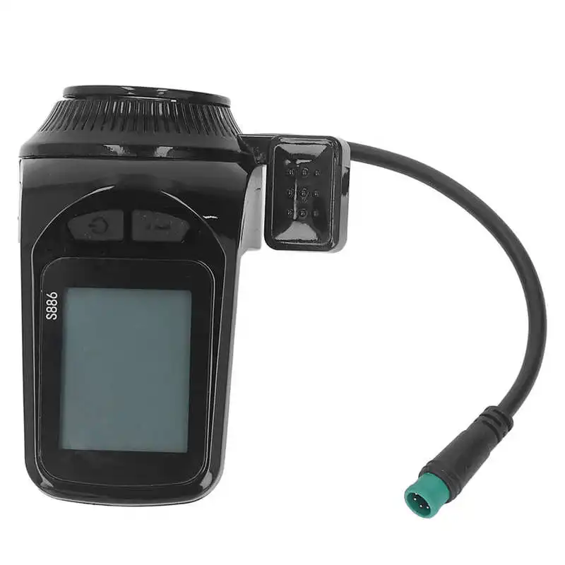 Universeel M5 LCD-display Voor E-bikes – 24V/36V/48V/60V, Waterdicht, Voor Stuurdiameter 31.8 Of 22.2 Mm
