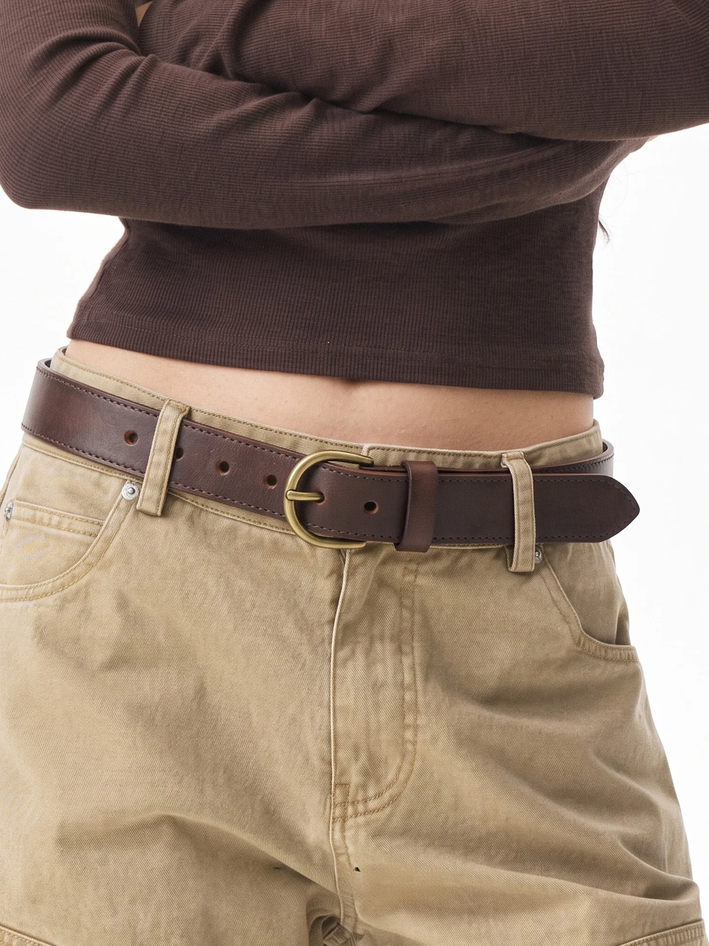 vintage-neutral-loose-feel-belt-ixzakka-unisex-basic-casual-leather-waist-belt-fashionable-round-buckle-copper-clasp