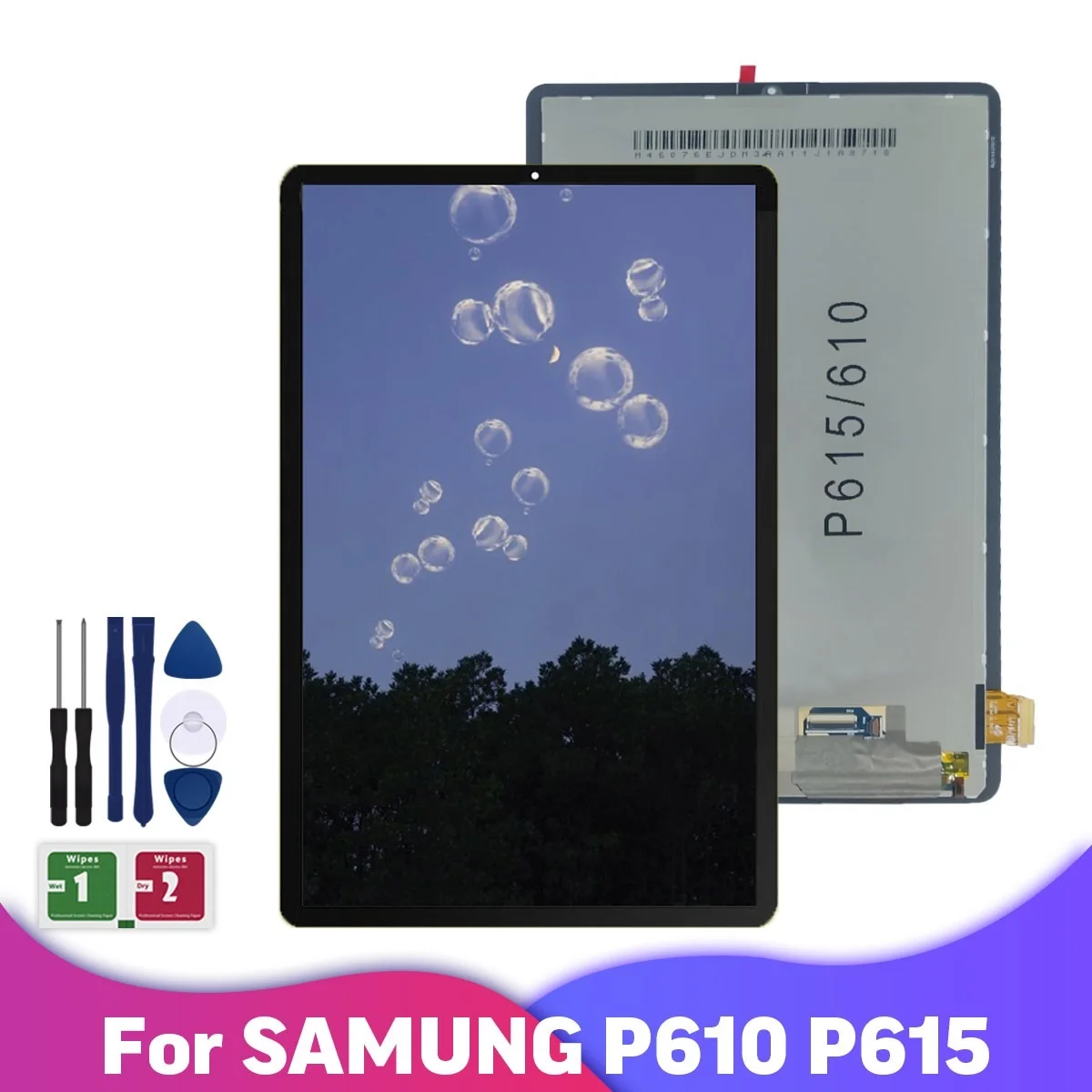 Neue getestete Originalqualität für Samsung Galaxy Tab S6 Lite P610 P615 SM-P610 SM-P615 LCD Display Touchscreen Digitizer Reparatur