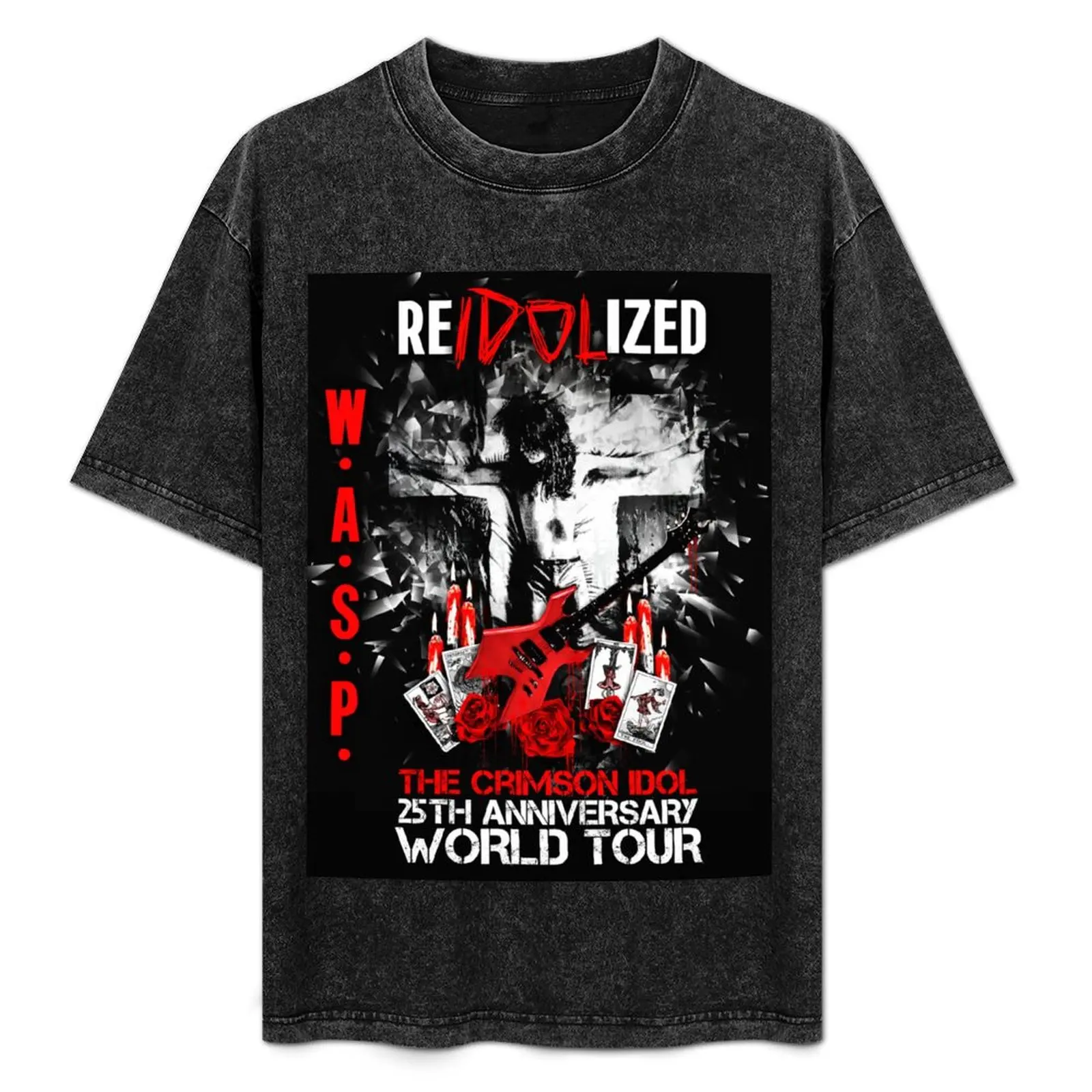 W.A.S.P. Reidolized T-Shirt cute tops graphic tee shirt mens cotton t shirts