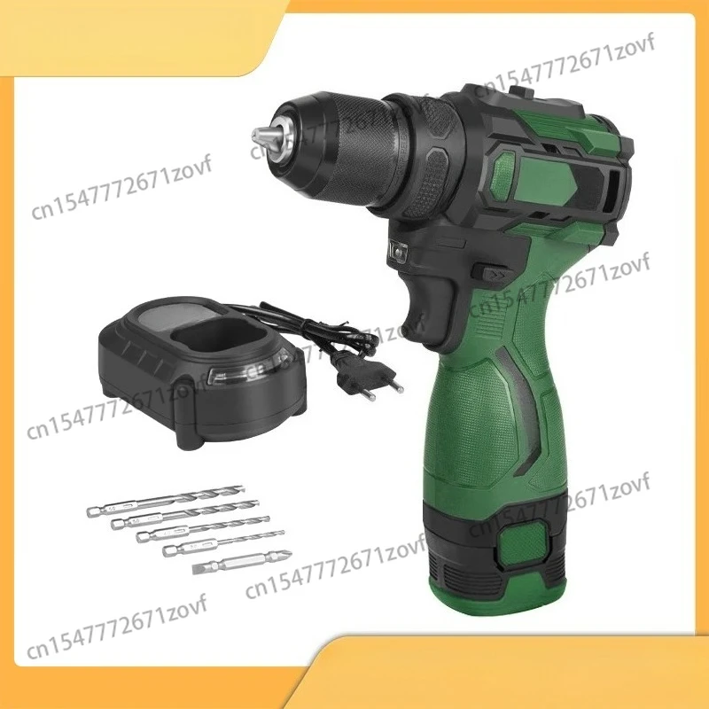 

Brushless Electric Drill Cordless Driller Mini Driver Screwdriver Li-ion Battery 5pcs Bit Power Drill