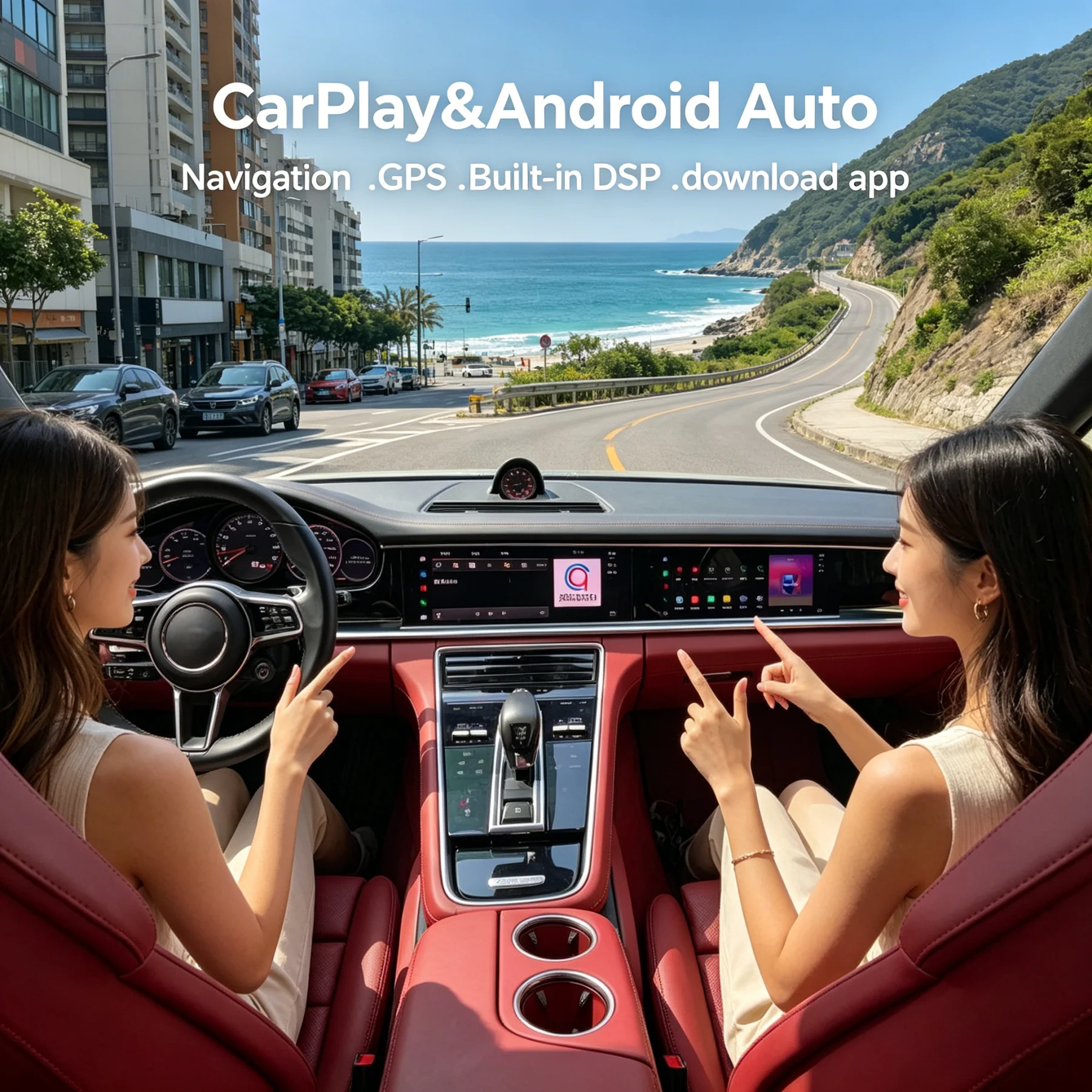 10.9inch Upgraded Copilot Smart Screen For Porsche Panamera 2017-2024 GPS Navi Android Car Radio Multimedia Video Player Carplay