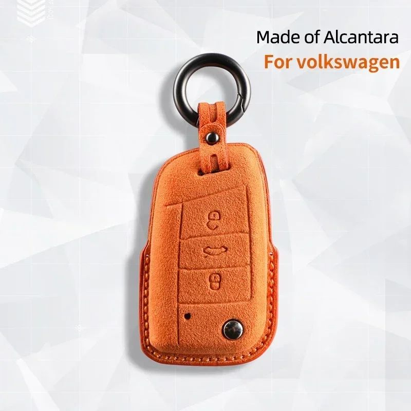 

For VW Volkswagen Golf 7 MK7 Tiguan MK2 For SEAT Ateca Leon FR 2 Ibiza For Skoda Octavia Car Key Case Full Cover Fob