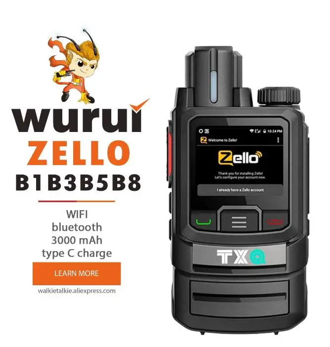 

zello poc walkie talkie long range radio 4G comunicador telephone portable profesional 100km police radio mini android woki toki