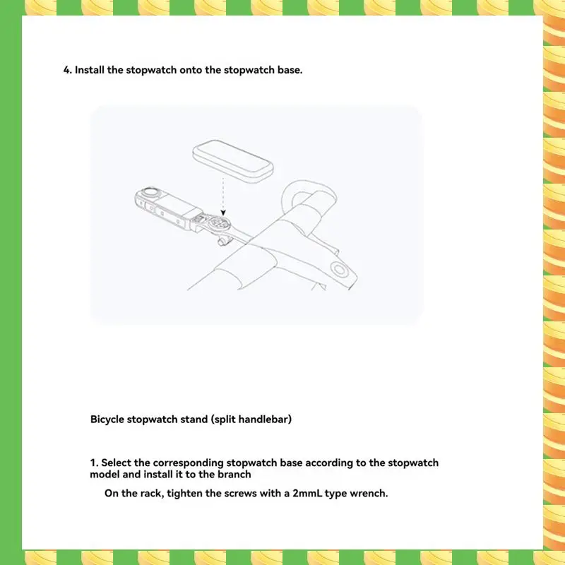 

AB53 For Insta360 Bike Computer Mount Kit For X4/X3/Acepro2 Versatile Cycling Accessory B