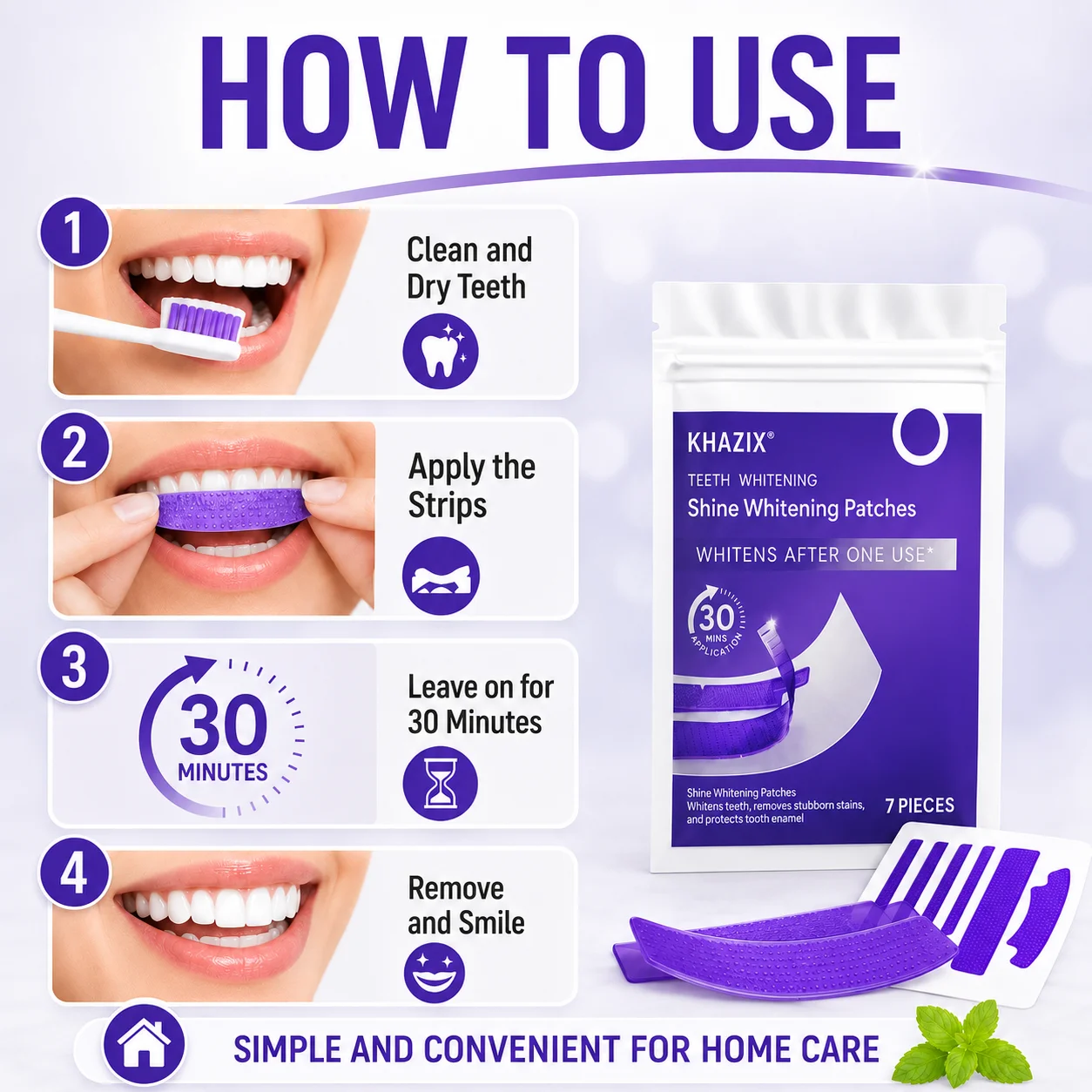7 пар полосок для отбеливания – обзор и цена Teeth Whitening Routine