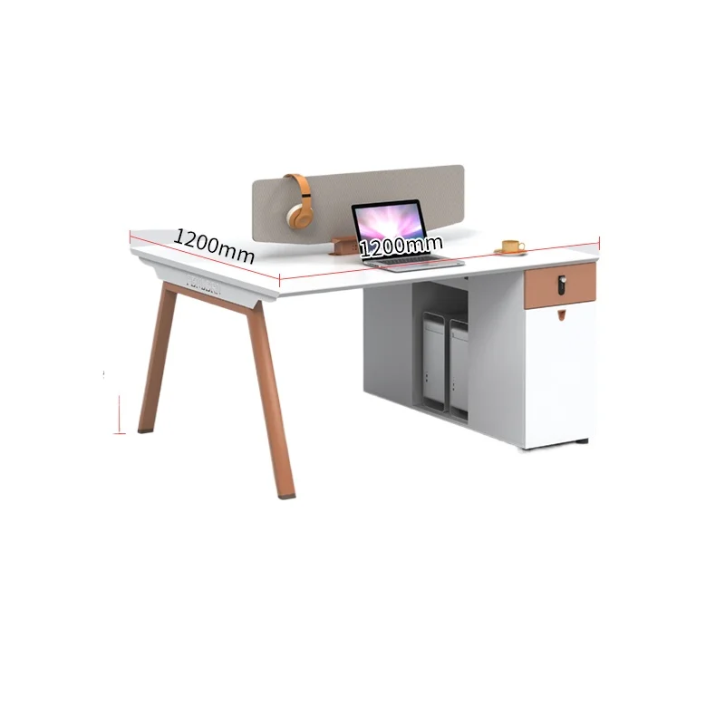 

Desk Staff Stylish and Simple Multi-person Card Seat Staff Desk Work Desk Office Table and Chair Combination