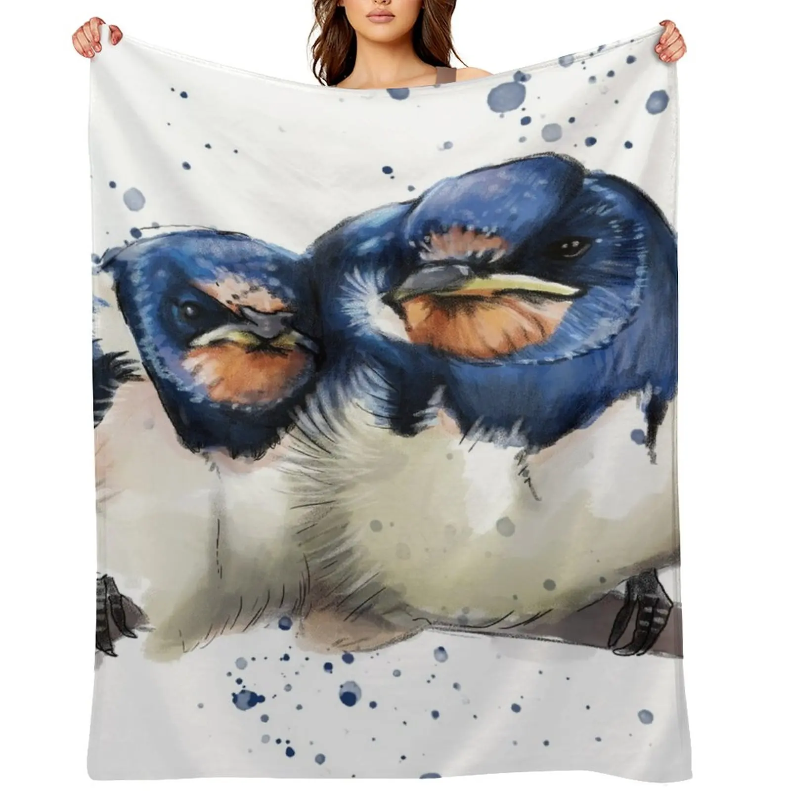 

Barn swallows Throw Blanket Decoratives Quilt Extra Large Throw Soft Beds Blankets