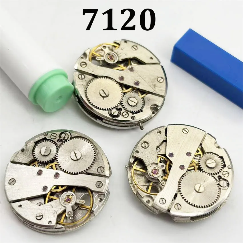 Beginner's Watch Disassembly Practice Kit Old Movement Accessory for Research And Repair Learning Non-Functional 7120 Model