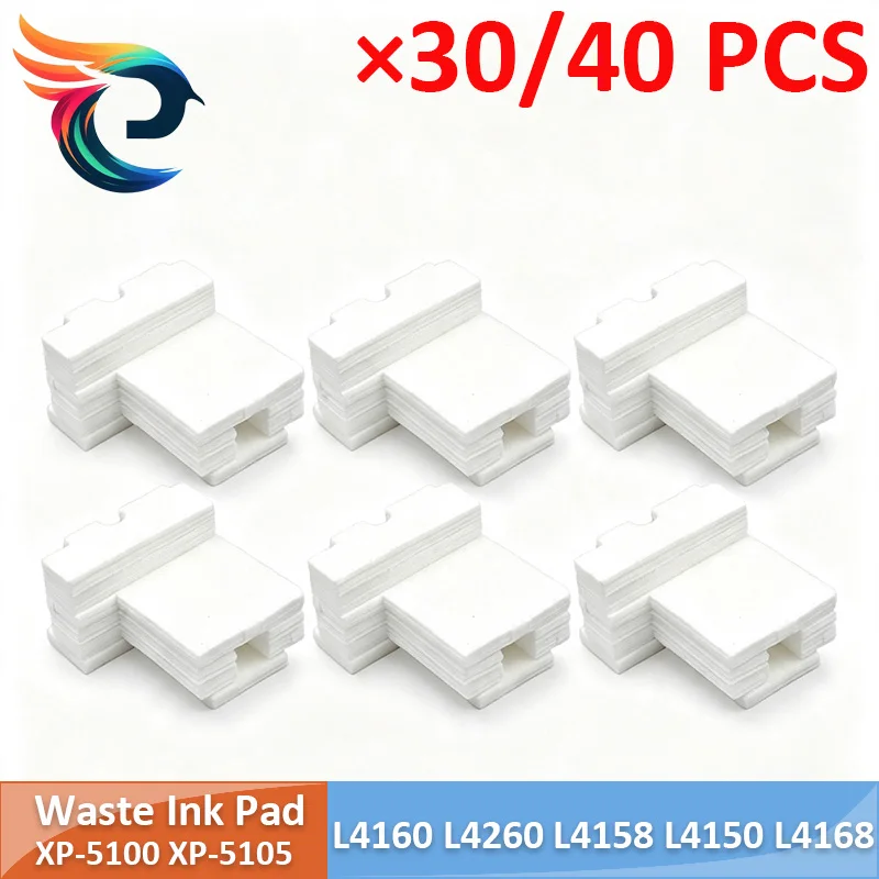 30/40PCS Waste Ink Pad Sponge T04D1 For EPSON L4160 L4260 L4158 L4150 L4168 L4170 ET-2700 3700 2760 M1140 M1180 M3140 M3170