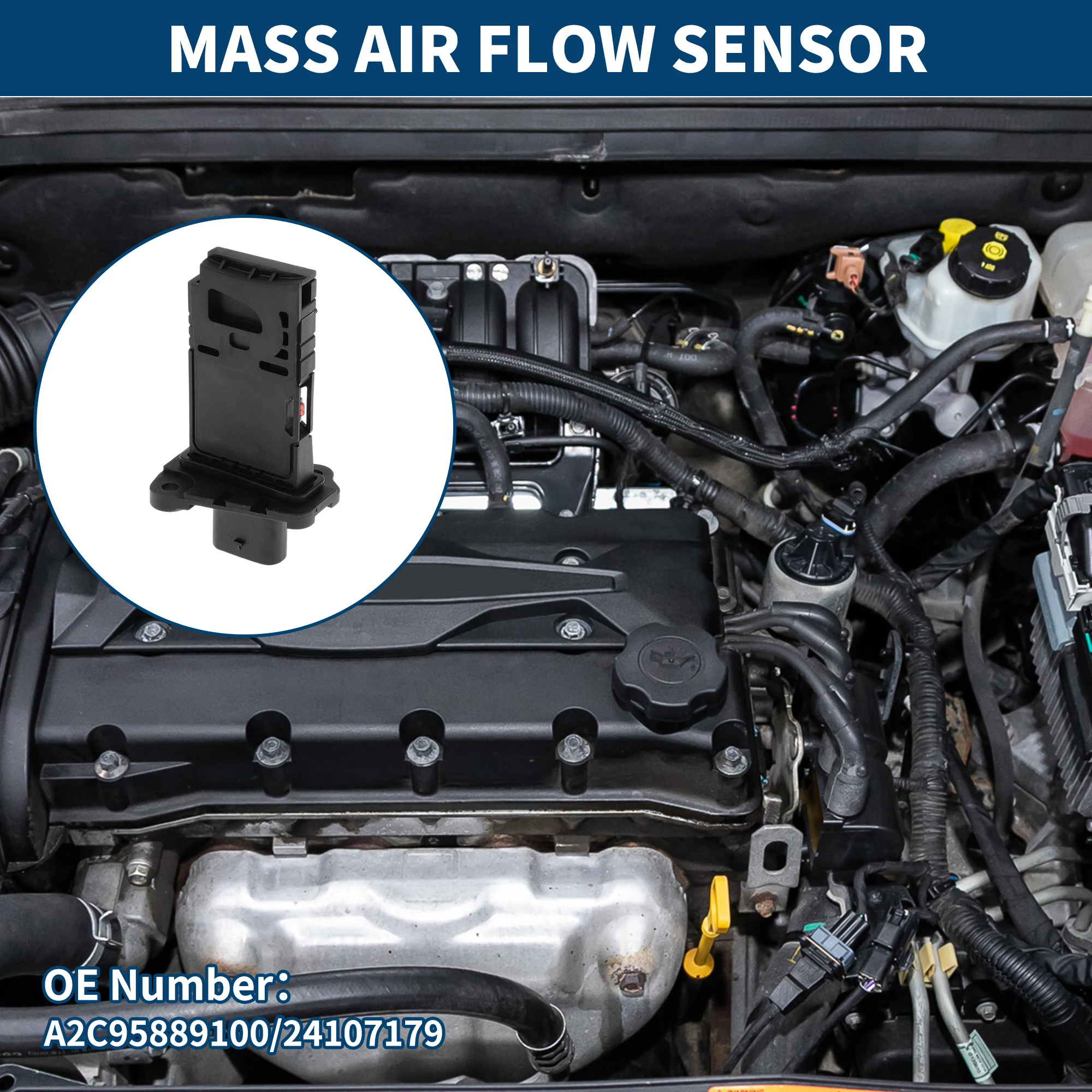 

Датчик массового расхода воздуха UXCELL No A2C95889100 для MG для MG3 2019, пластик, металл, 1 шт.