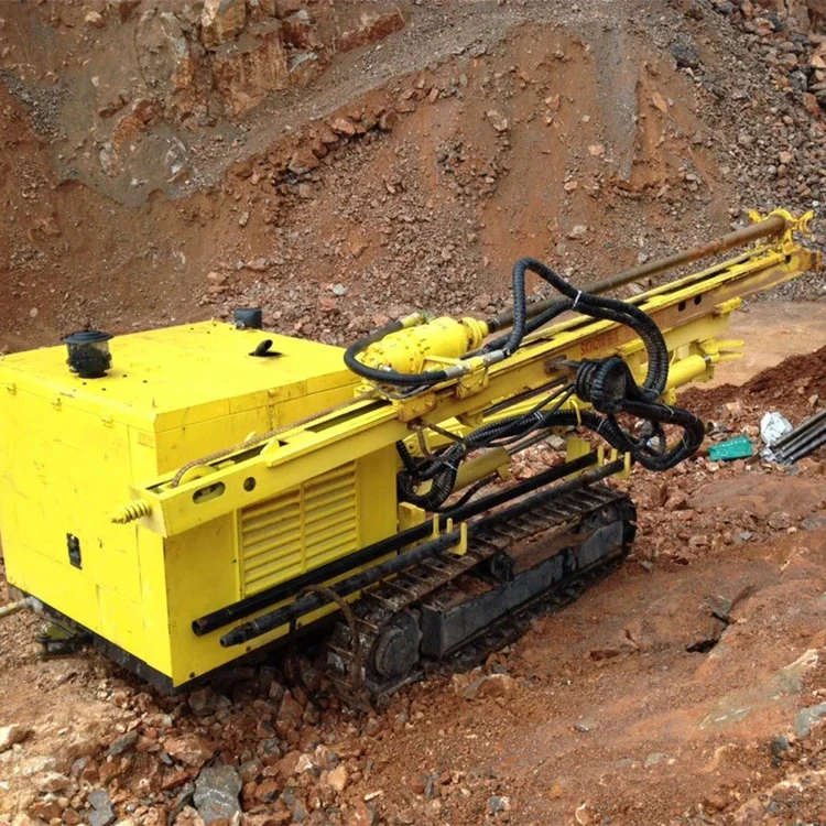 DTH Crawler Drilling Rigs DTH Electric Rock Drilling Rig Machine Soil Drill