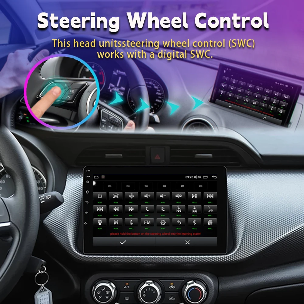 Android 16 Carplay Auto 2K Screen Car Radio Multimedia Player For Nissan Kicks Micra P15 2016 - 2020 DSP Autoradio Stereo 2din