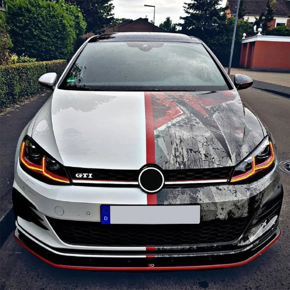 VWフォルクスワーゲン ゴルフ7 GTIをゴルフ7.5 MK7.5 LEDヘッドランプ