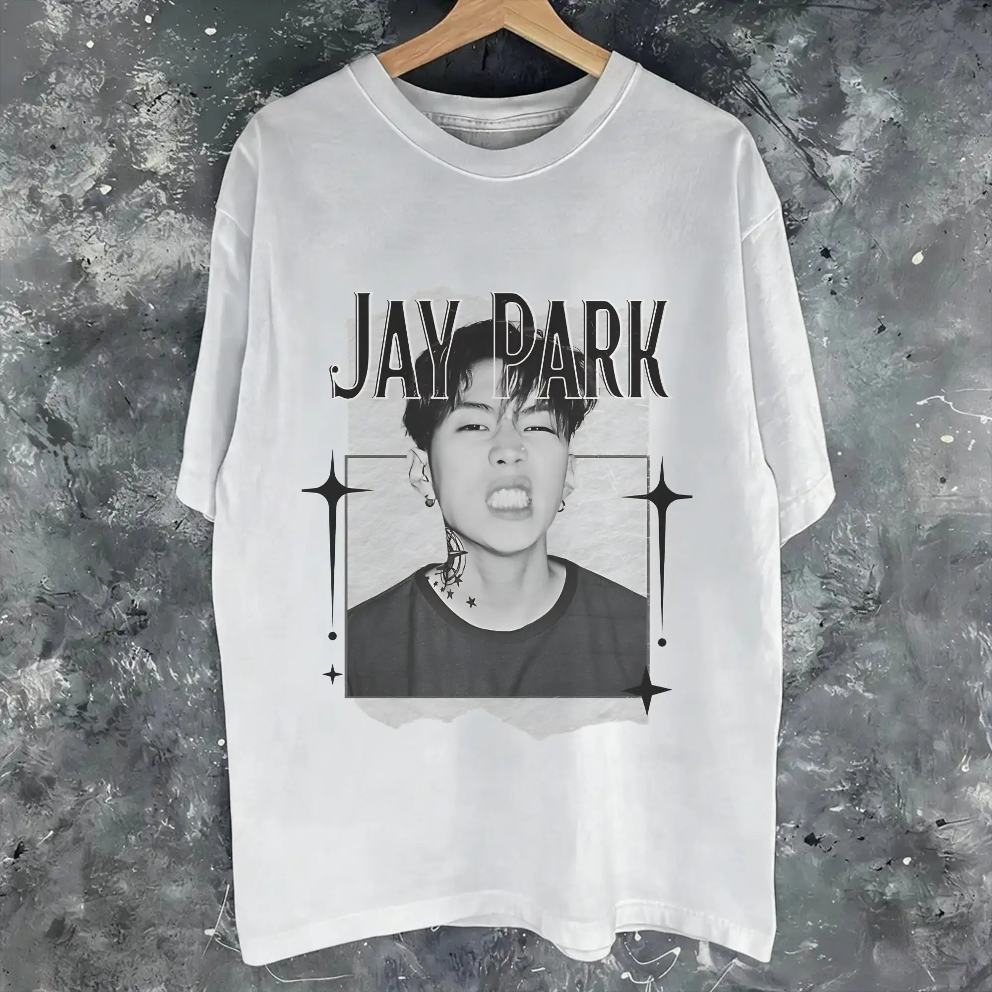 Jay Park Grafik-T-Shirts für Herren und Damen, Baumwoll-T-Shirt-Kleidung