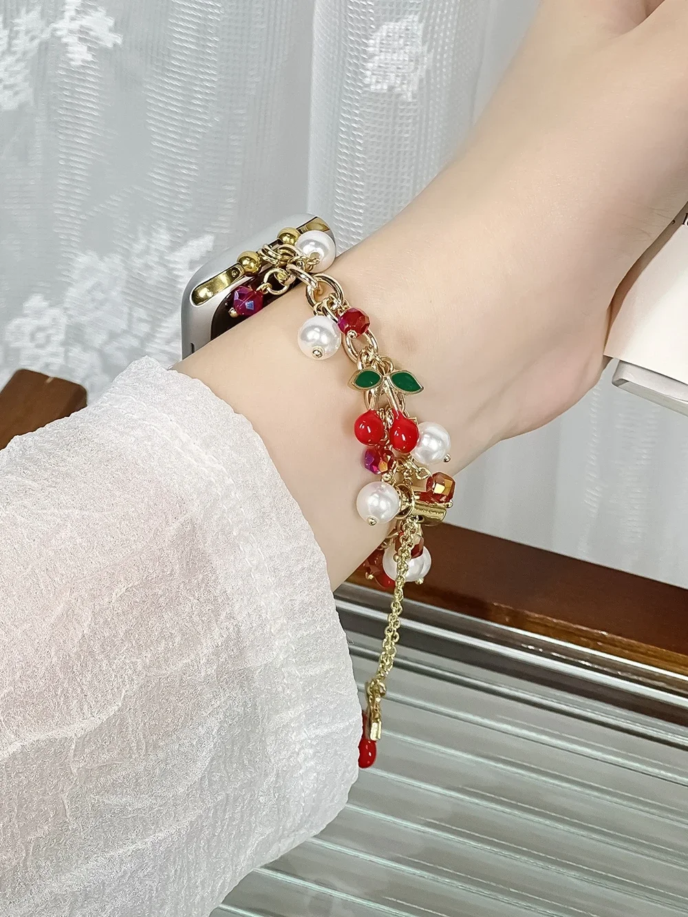 Advanced Bling bracelet link For Apple Watch band Series 8/7/6/10/9 40mm 41mm 38mm 42mm 44mm 45mm 46mm Strap