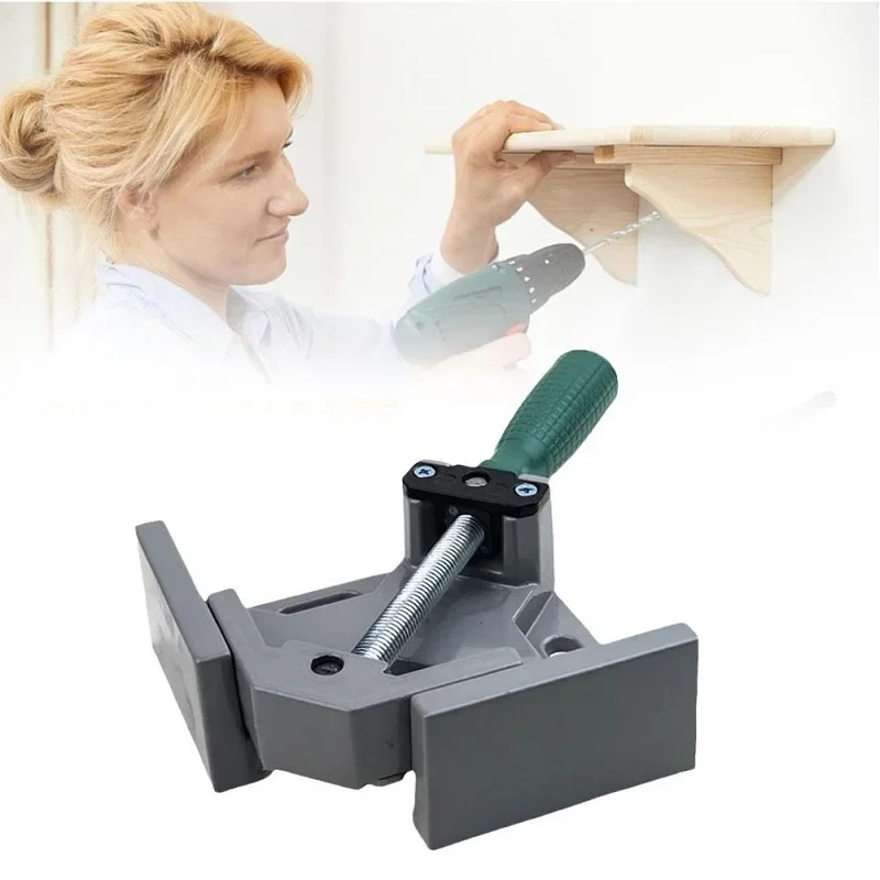 90 degree angle welding corner Right Angle Fixing Clip Clamp Holder Woodworking Photo Frame glass clamp Hand Tool For Furniture