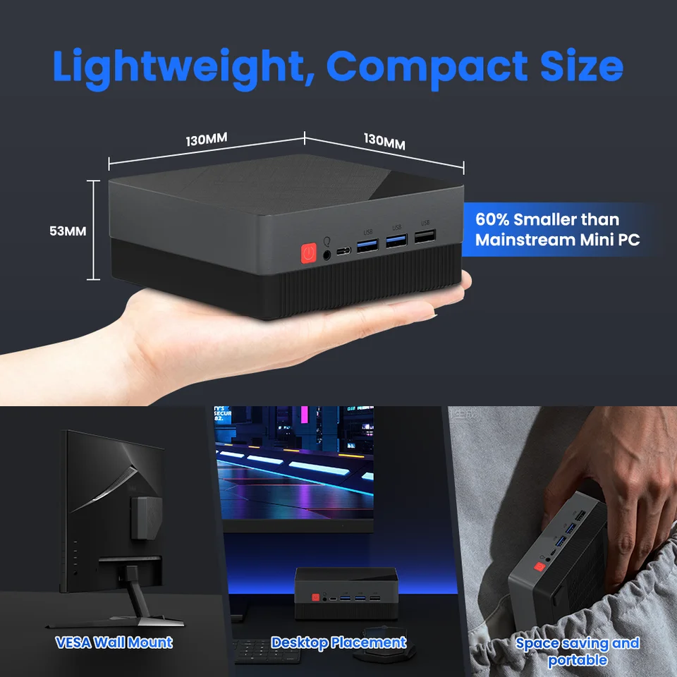 ZXIPC AMD Ryzen5 5625U R7-7530 5800H Gaming Mini PC Computer ZXIPC AMD Ryzen5 5625U R7-7530 5800H Gaming Mini PC Computer
