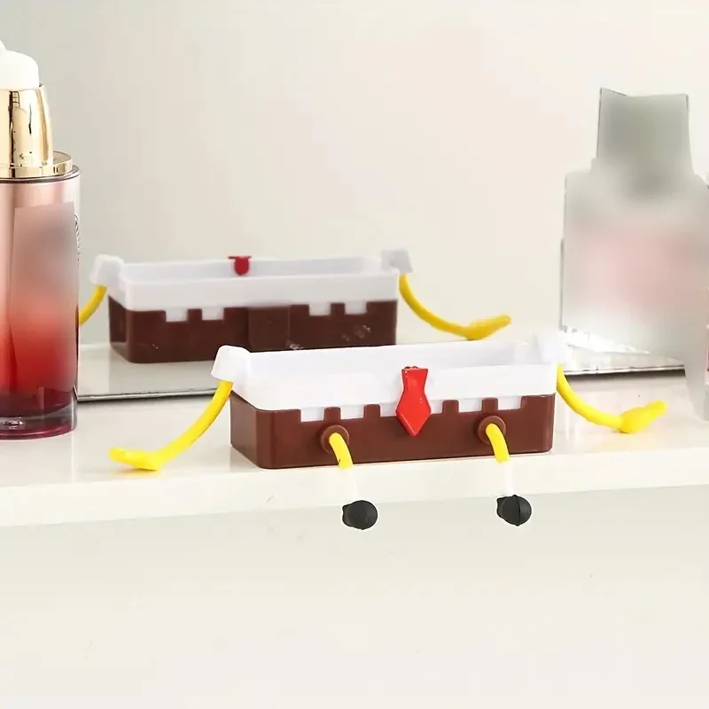 1Pc Creative Drainage Rack Home Kitchen Sink Shelf Dishwashing Brush Wipe Sink Wall Mounted Drainage Basket