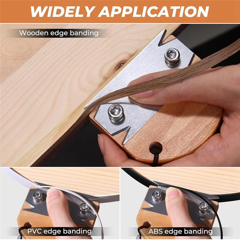 Y17A Edge Banding Trimmer For Woodworking,Edge Corner Planer With Hanging Strap,Edge Banding Cutter,Hand Planer Edge Bander