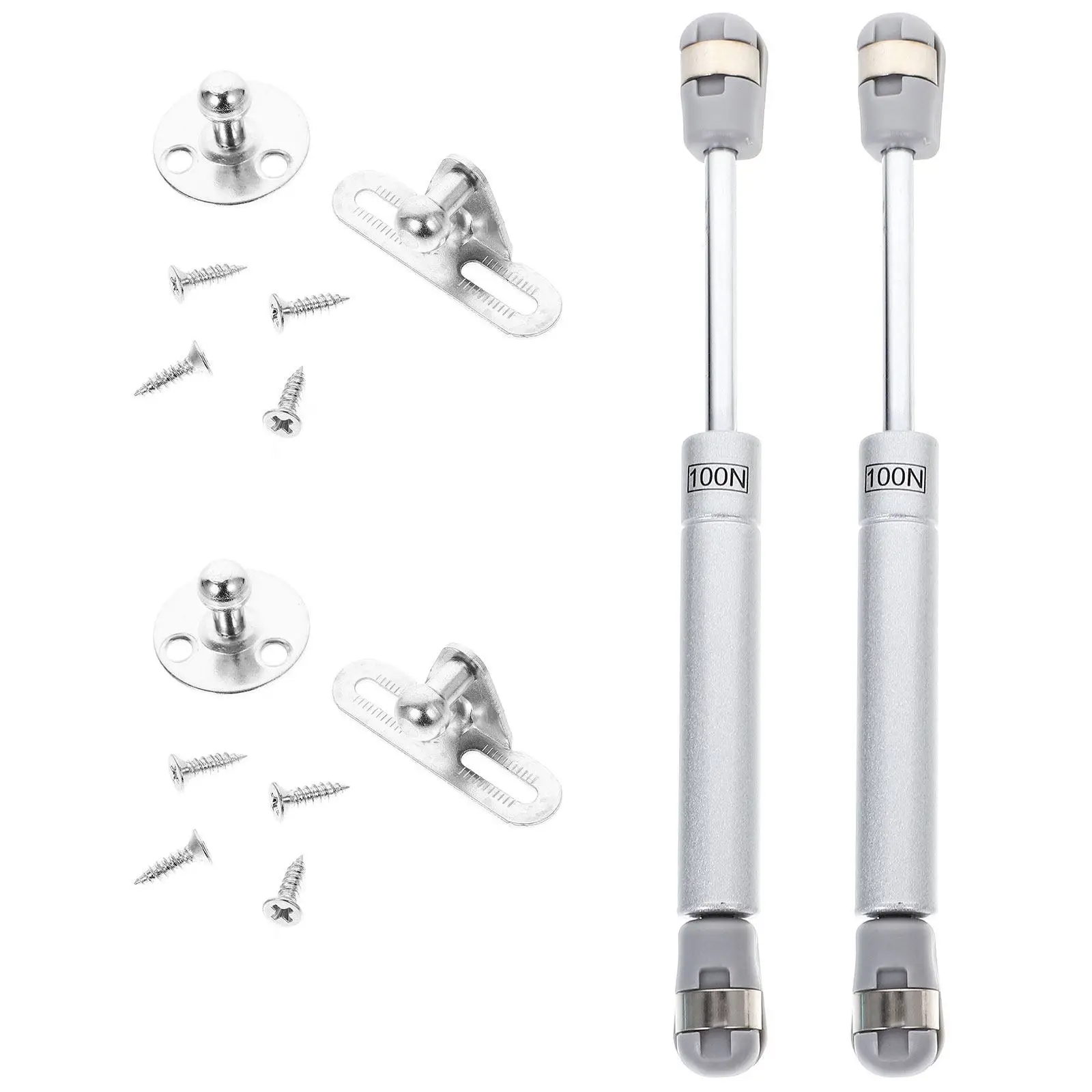 Pneumatic Gas Struts 2Pcs 8 Inch Heavy Duty Lid Support Hinges Soft Close Cabinet Lift for Kitchen Wardrobe