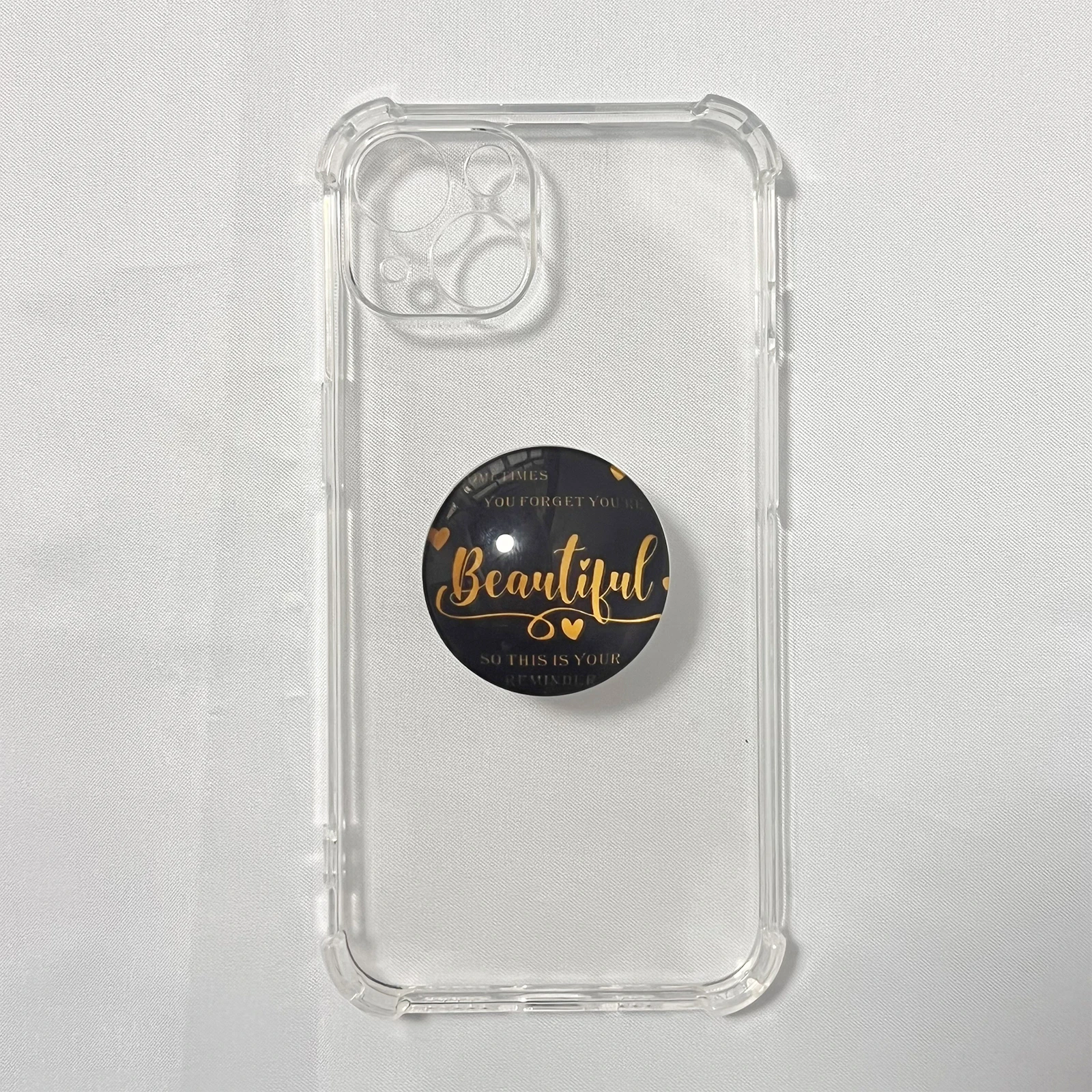 Sfera di cristallo 3D carino bellissimo supporto per telefono supporto per staffa magnetica Magsafe per iPhone 17 16Pro Samsung Griptok