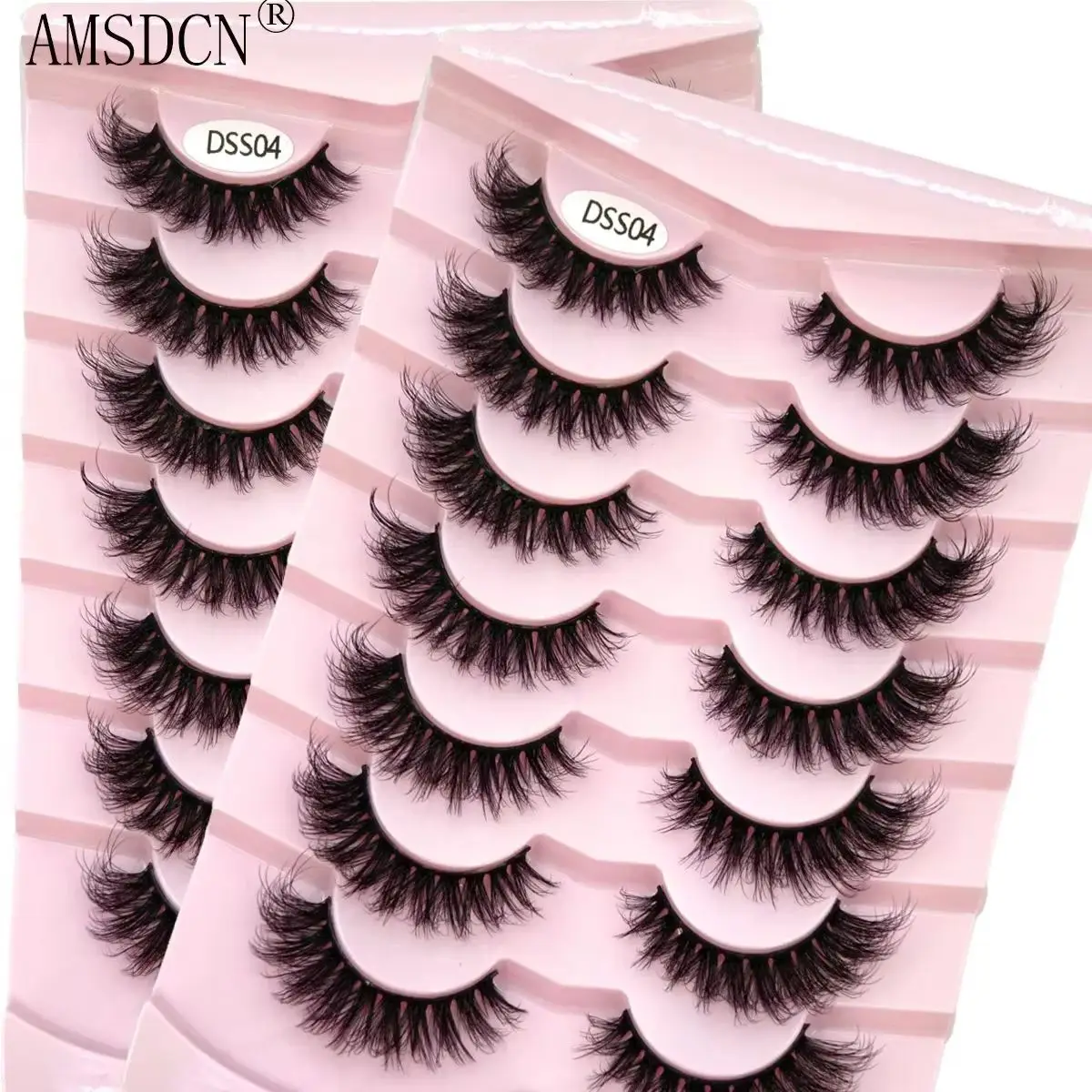 HBZGTLAD フルフェイクミンクまつげふわふわ D カールストリップまつげまつげエクステンションのように見える 15 ミリメートルうっすらとしたまつげナチュラル偽まつげ P