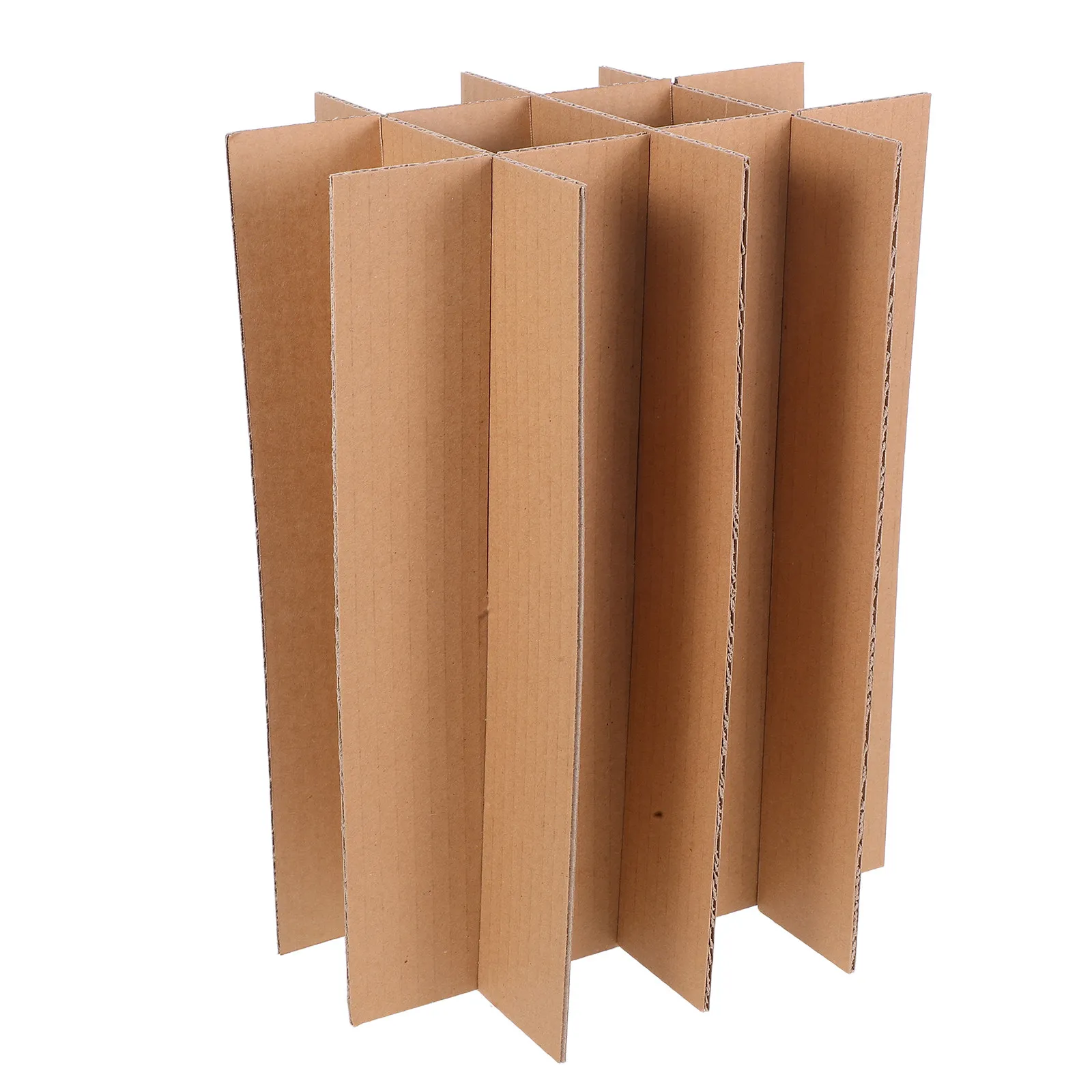 5Pcs Wine Paper Partition Dividers Cardboard Cube Cell Inserts for Packing Boxes Glass Divider Kits Moving Essentials Safe