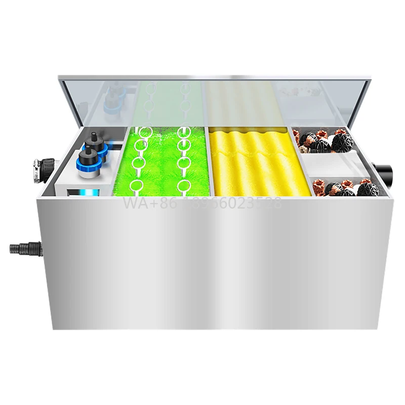 

Системный фильтр из нержавеющей стали для рыбного пруда, фильтр для циркуляции воды