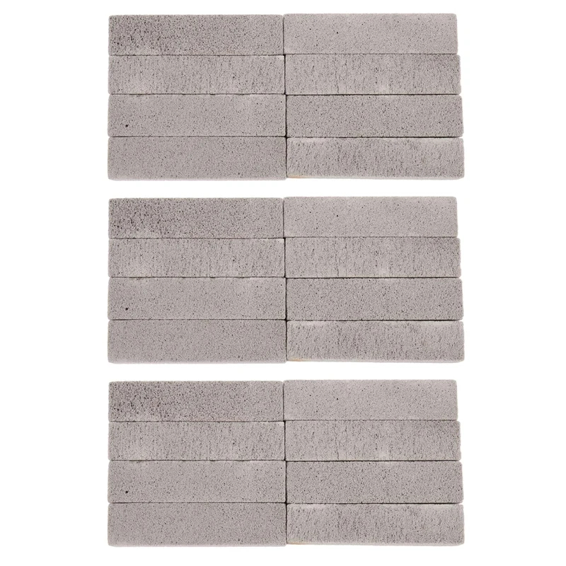 

24 Pieces Pumice Stones For Cleaning Pumice Scouring Pad Grey Pumice Stick Cleaner For Removing Toilet Bowl