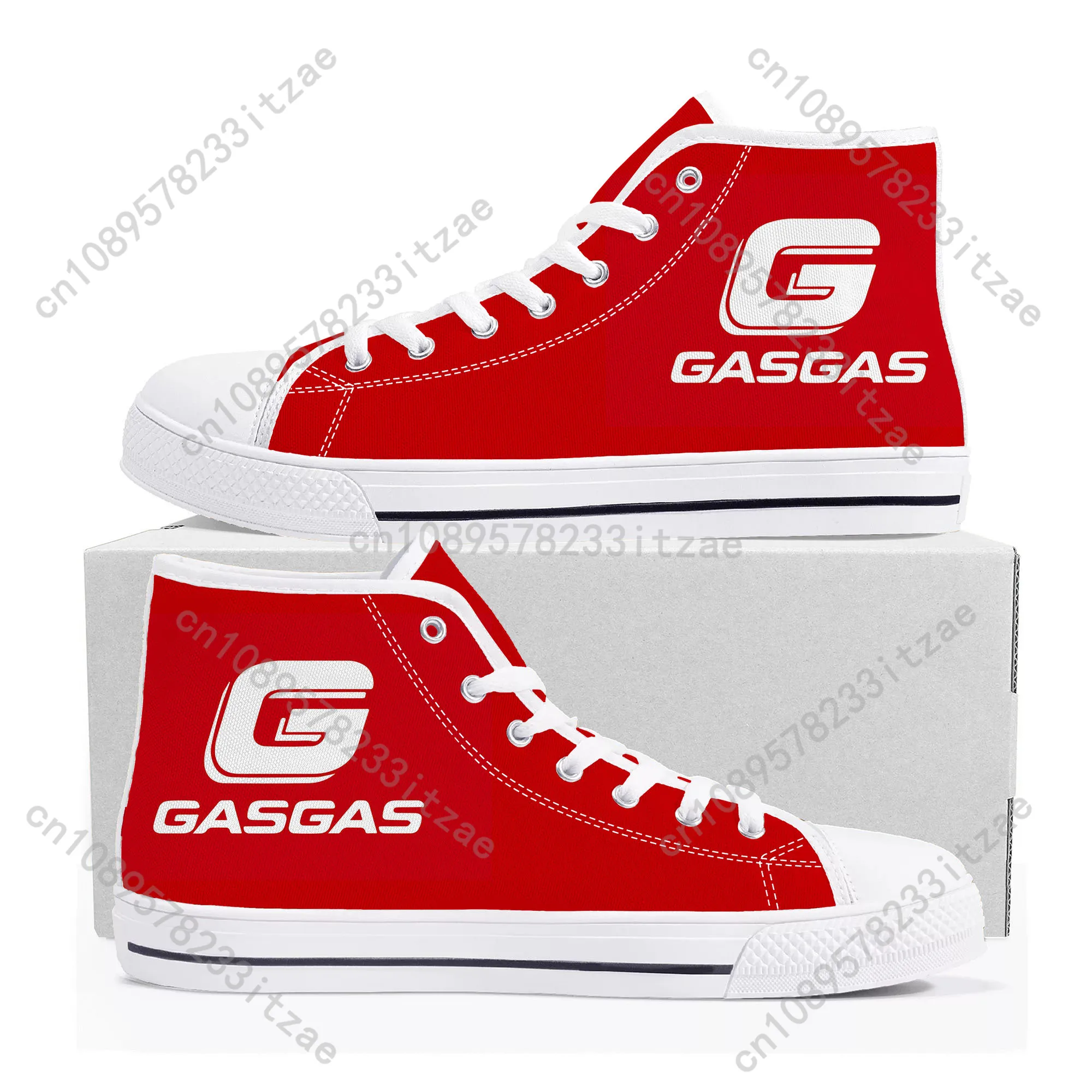 

GASGAS Motorcycle shoes High Top Sneakers Mens Womens Teenager High Quality Canvas Sneaker couple Casual Shoe Customize Shoes