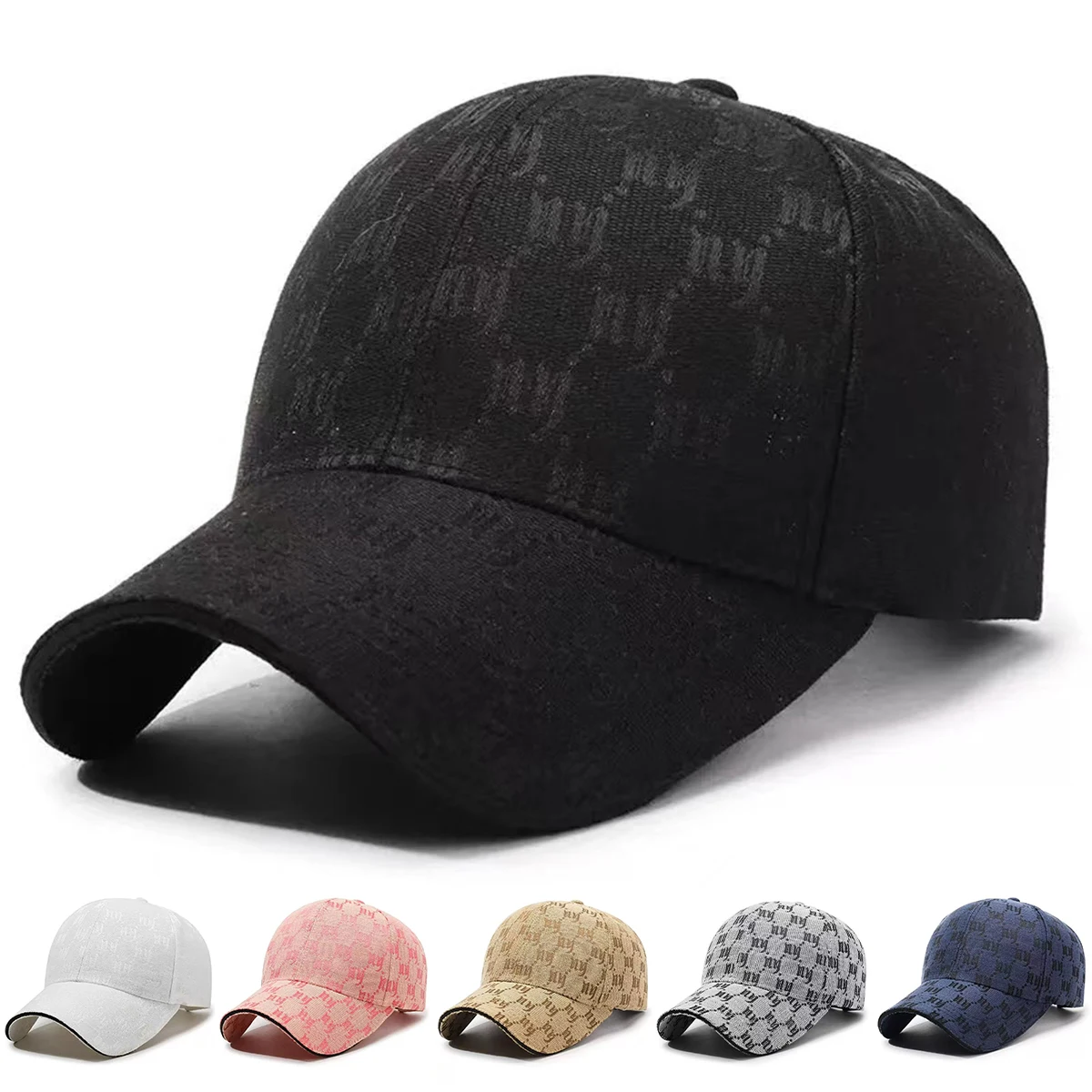 للجنسين نيويورك إلكتروني الطباعة قبعات البيسبول الربيع والخريف في الهواء الطلق قابل للتعديل قبعات عادية واقية من الشمس قبعة قبعة رياضية