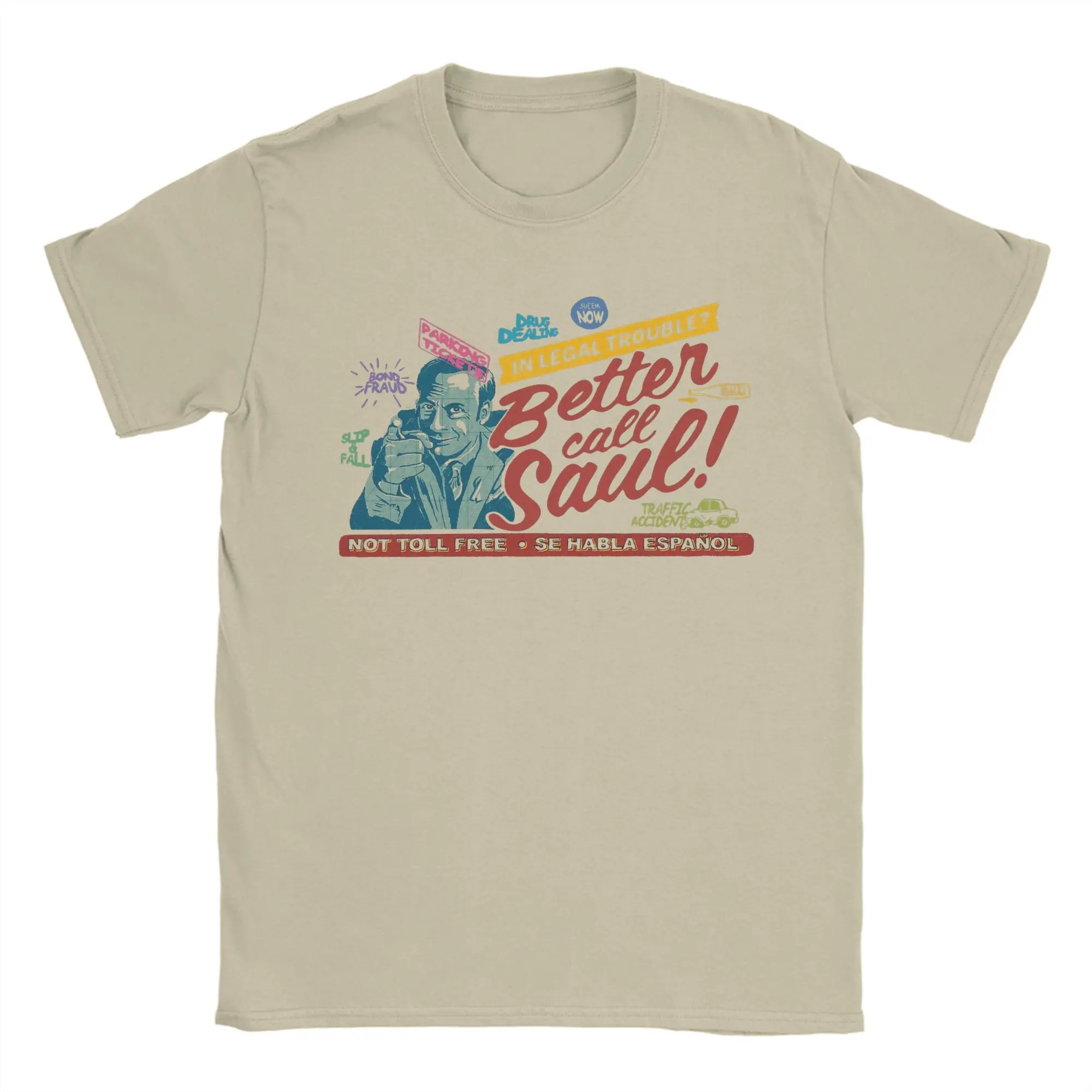 Men Attorney a Law Better Call Saul T Shirt  Cotton Tops Funny Short Sleeve Crewneck Tee Shirt Adult T-Shirts