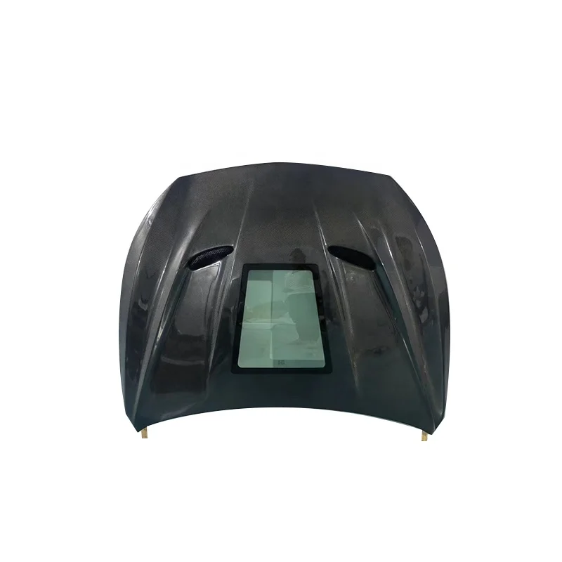 

Carbon Tempered Glass Transparent Hood For Infiniti Q50 Tempered Glass Transparent Clearview Hood Perfect Fitment