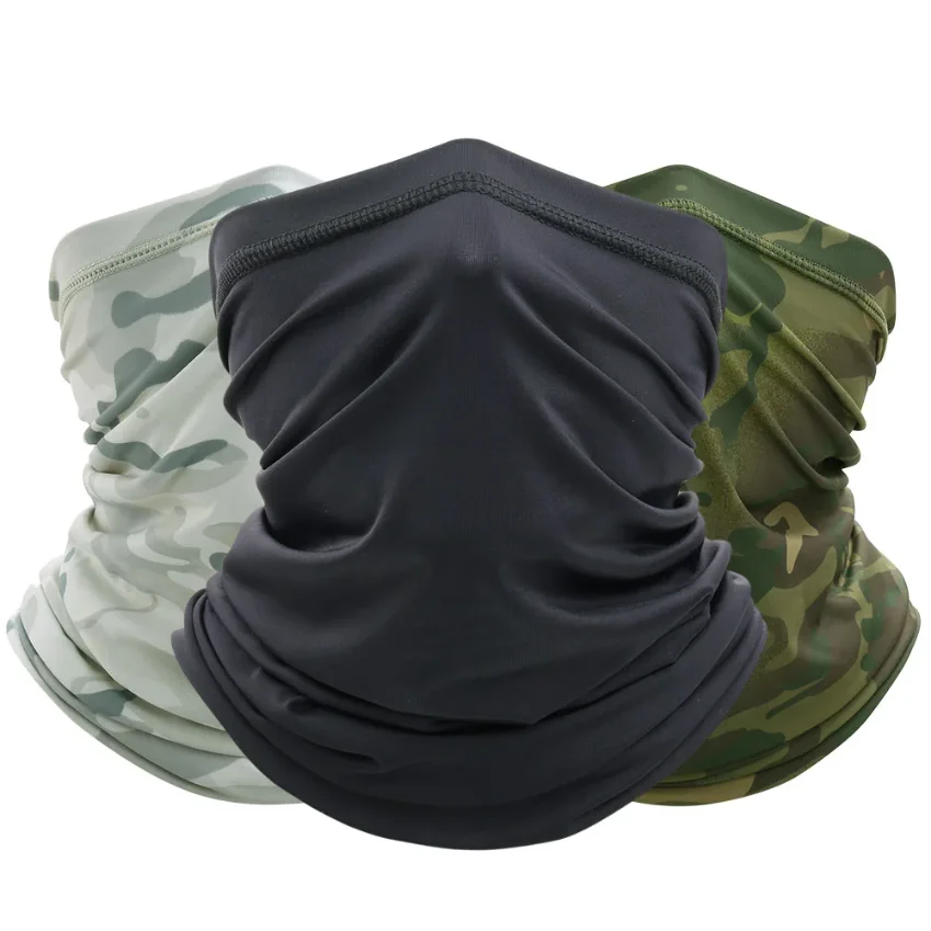 

Summer Tactical Bandana Camo Breathable Cycling Hunting Face Mask Running Hiking Skiing Sports Neck Gaiter Scarf Bicycle Men