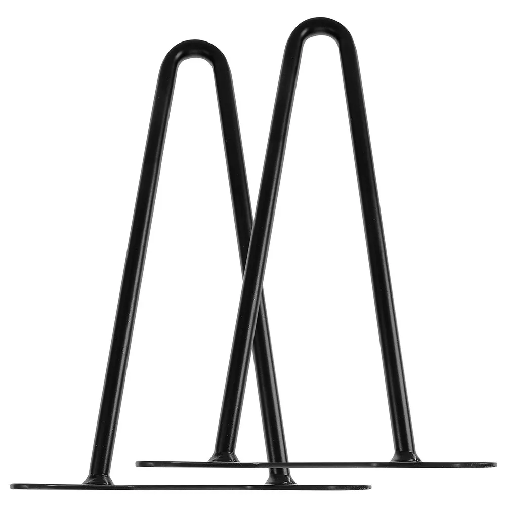 

2 шт. прочных металлических ножек для стола в стиле «шпилька» для замены мебельных ножек, надежная опора для домашнего офиса