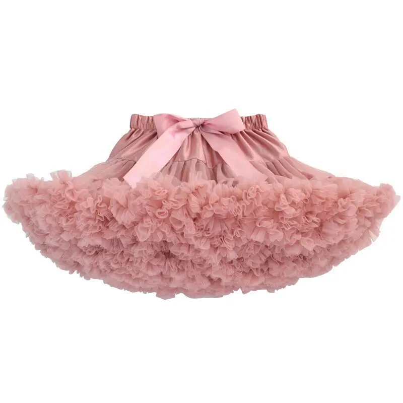 New Baby Girls Tutu Skirt Ballerina Pettiskirt Fluffy Children Ballet Skirts For Party Dance Princess Girl Tulle Clothes