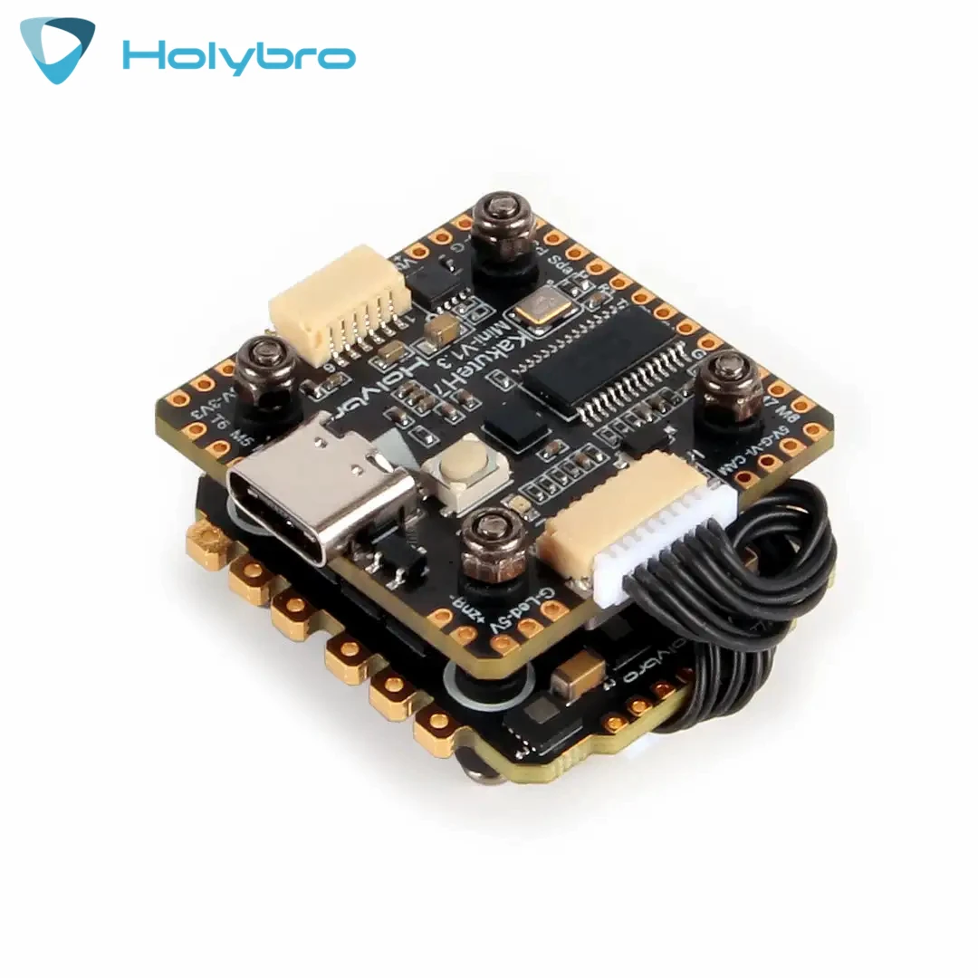 Holybro Kakute H7 Mini Flight Controller & Tekko32 F4 4in1 mini 50A ESC & Atlatl HV Micro 800mW VTX Stack for FPV Racing Drone