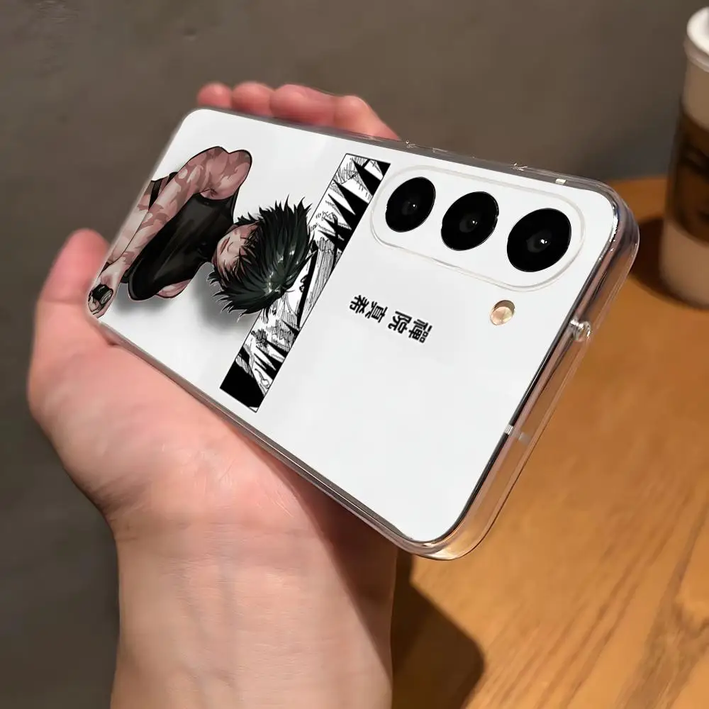 M-Maki Zenin Jujutsu Kaisen Phone Case For Samsung S26 S25 Plus S24 Plus S22 Ultra S23 FE S21 Plus S21 Ultra Transparent Cover