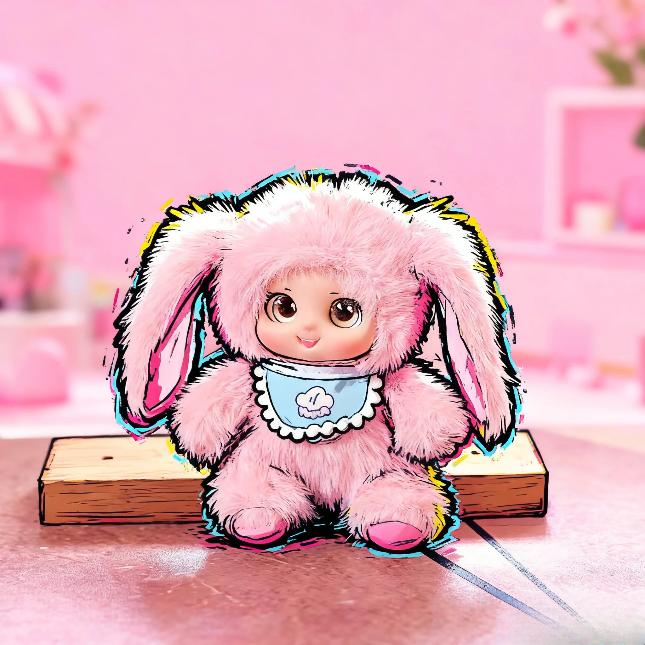 

Best Seller Cute Bear Vinyl Plush Doll Keychain Blind Box Kids Surprise Gifts Backpack Pendant