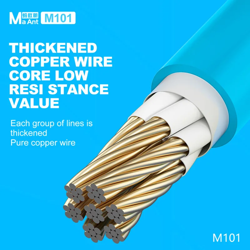 

Phone Boot Cable for Android Repair with 15 Pin Terminals Alligator Clips Automatic Anti Burn Overvoltage Protection 400 Models