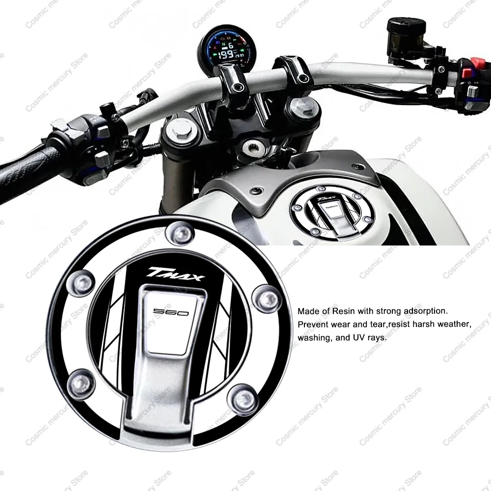 Für Yamaha TMAX 560 2022 Motorradzubehör 3D Epoxidharz Schutz Aufkleber Kit Tank Pad