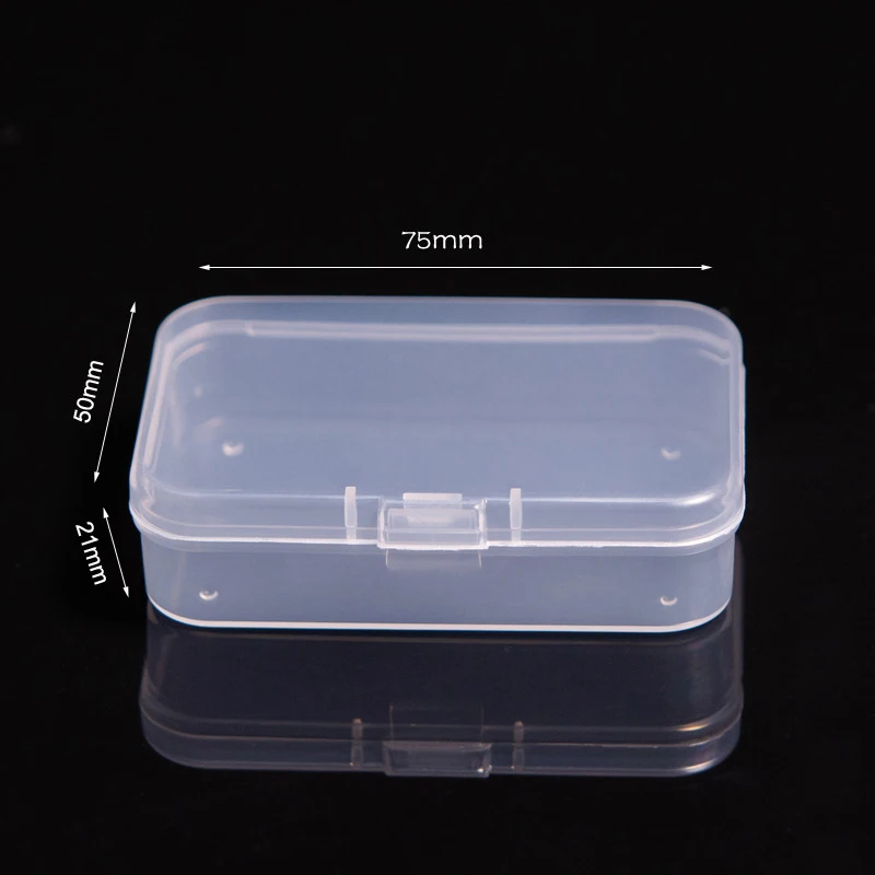 Plastic Boxes Dustproof Storage Case Translucent Box Container Packaging Box For Small Items Sorting Storage Organizers For Home