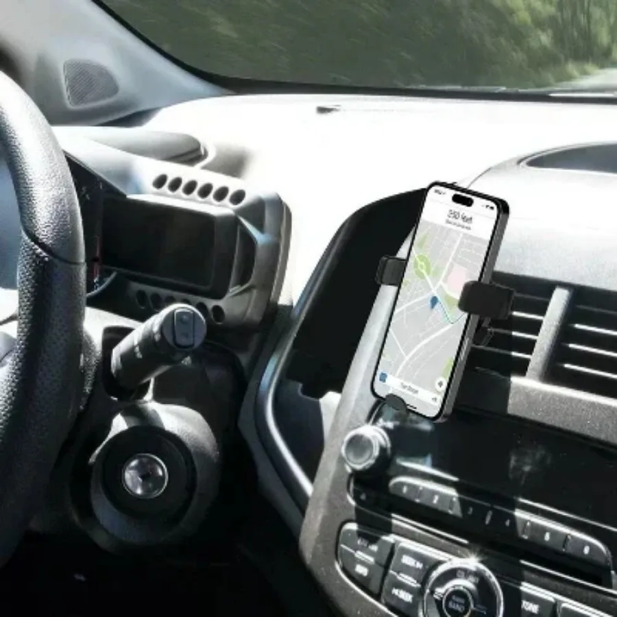 Car Accessory Vent Dash Window and Cup Flex Mount: Auto Electronics, iPhone Holder, Black