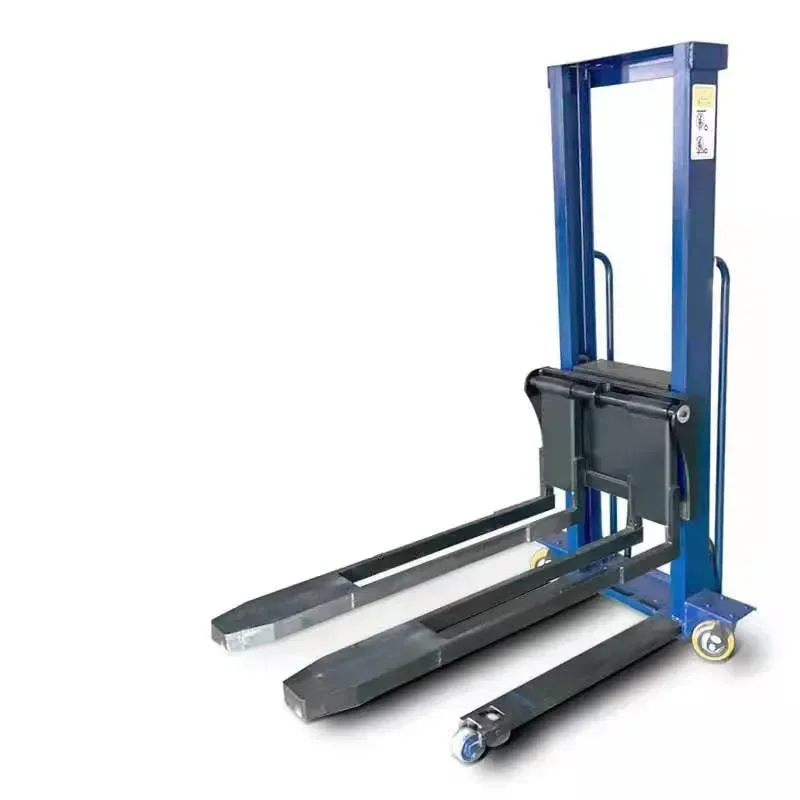 

# Hot 1T 500kg Self Loading/unloading Stacker Portable Electric Pallet Lift Stackers