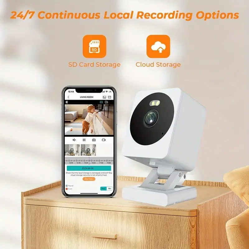 5MP Tuya Wifi IP نظام الكاميرا الأمنية في الهواء الطلق مقاوم للماء كاميرا مراقبة CCTV لاسلكية صغيرة 2 طريقة الصوت كاميرا مراقبة الطفل