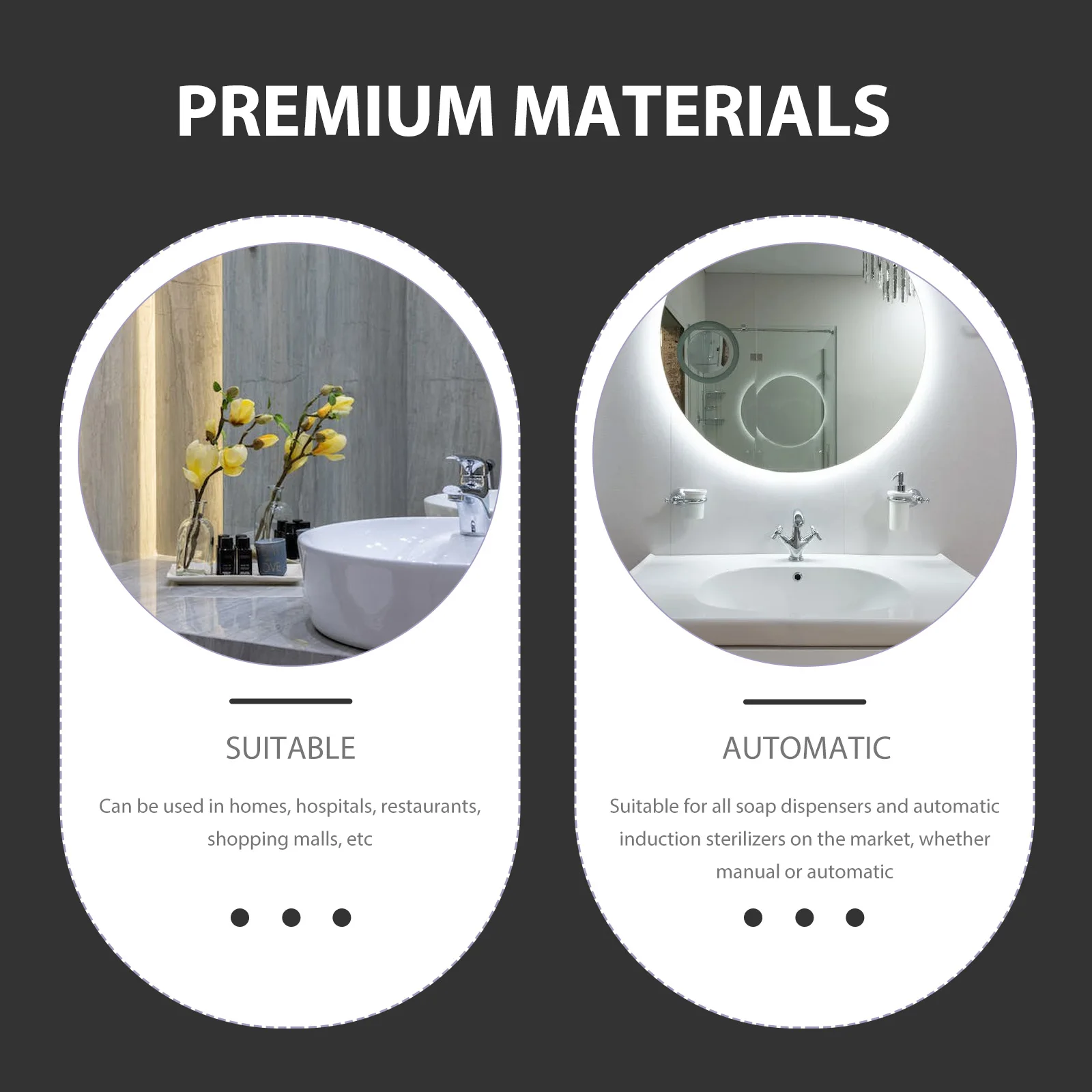 

2pcs Wash Mobile Phone Tray Stylish Drip Catch Trays Wall Plastic ABS Eco Friendly Thin Home Hospital Restaurant