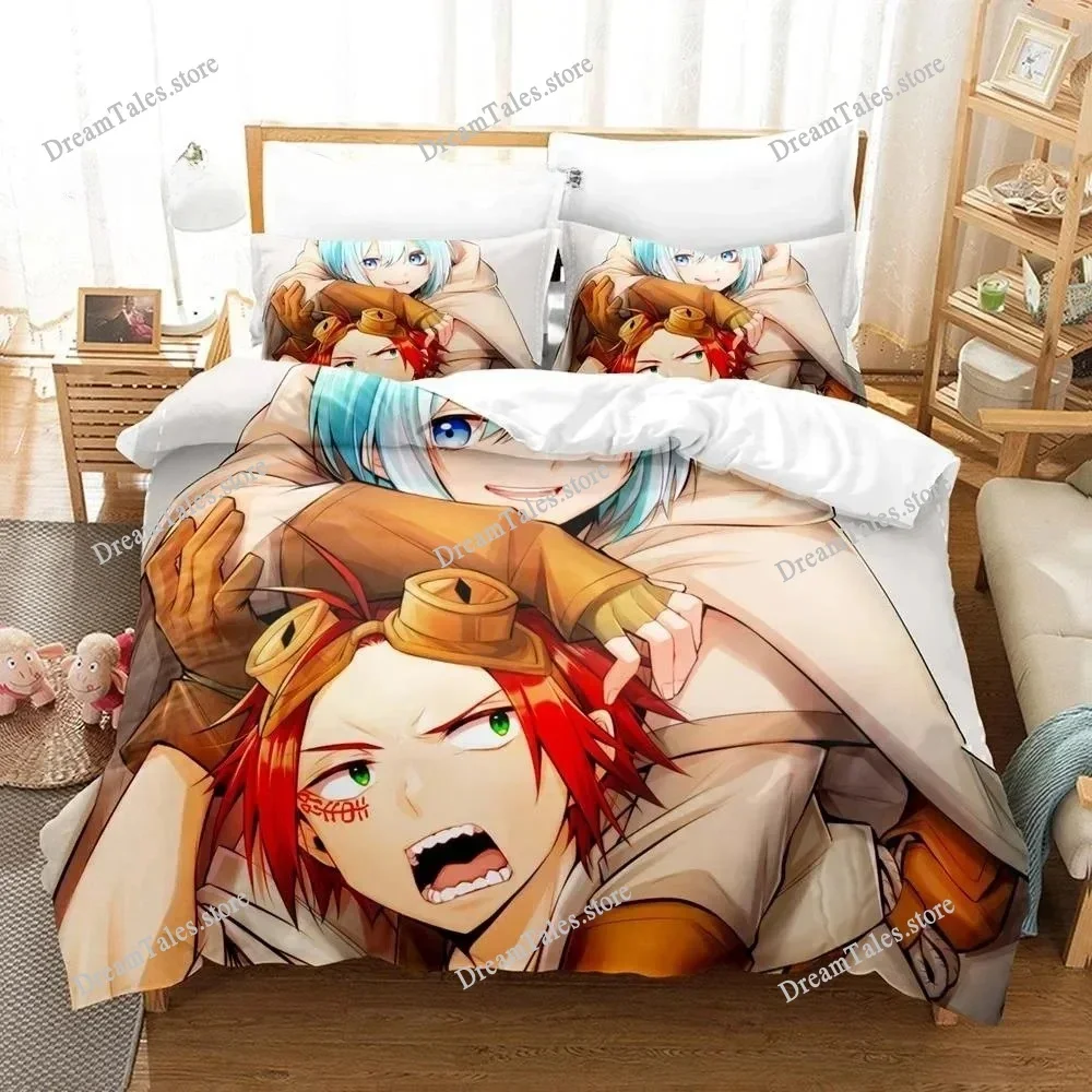

3D Printed Anime Bed Sheet Sabikui Bisco Bedding Set Single Twin Full Queen King Size Bed Set Adult Kid Bedroom Duvetcover Sets